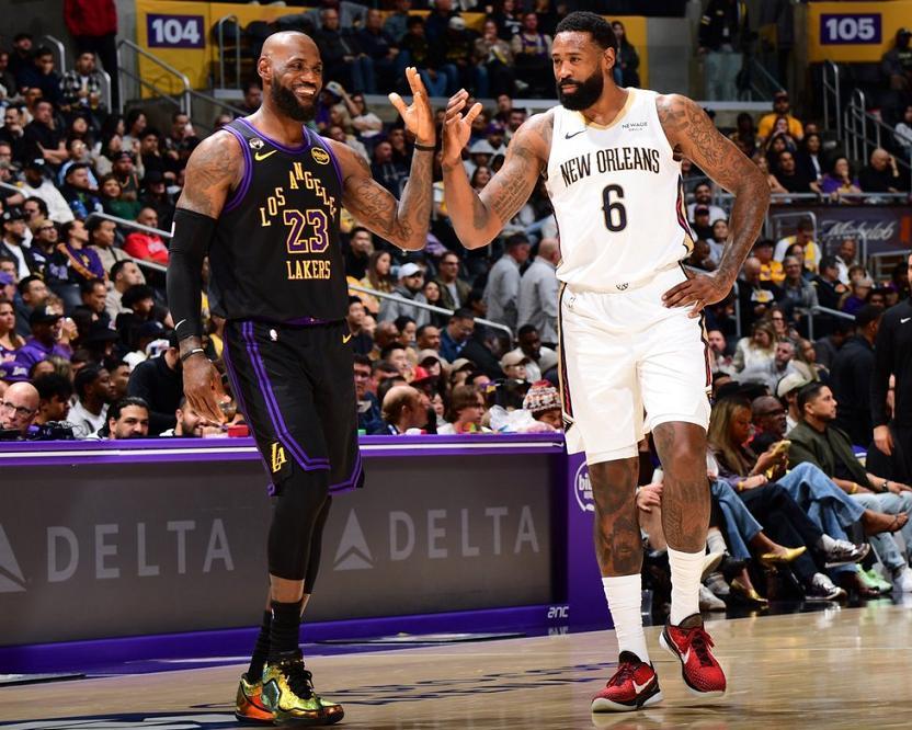 百家欧指-东契奇27+10+7失误，詹皇21分里夫斯前8投0中，湖人送鹈鹕11连败